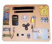 tablica sensoryczna naścienna rękodzieło