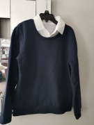 Sweter/bluza/akademia, granat, nowe,  122/128