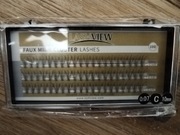 Rzęsy przedłużanie kępki sztuczne miękkie 14 mm 20 szt nowe czarne