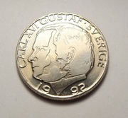 Szwecja 1 korona 1992 PIĘKNA!