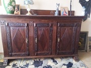 Komoda , czarny dąb, po renowacji