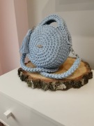 Torebka ze sznurka okraglak handmade