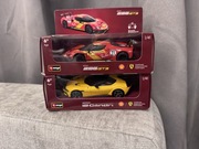 Zestaw 2x Ferrari Bburago Shell Limited 1:41 Bluetooth RC na akumulator