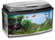 Półokrągłe akwarium dla rybek ze światłem led 102l firmy Aquael