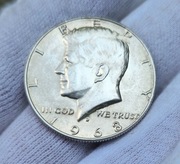 1/2 dolara - Half Dollar USA 1968 rok