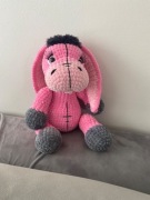 Kłapouchy miś maskotka pluszak na szydełku zabawka prezent 