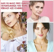 Wisiorek kamień naturalny kryształ na rzemyku turkus onyks malachit HIT!