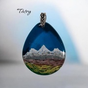 Rękodzieło wisior zawieszka - Tatry 