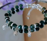 Bransoletka ze srebra S925 z naturalnym agatem 