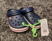 Oryginalne klapki Crocs Crocband navy granatowe 36/37