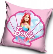 Poduszka + Poszewka Barbie róż z licencją 40x40cm