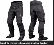 SPODNIE MOTOCYKLOWE ADRENALINE SOLDIER czarne
