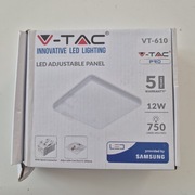 Panel V-TAC 12W LED  SAMSUNG LED Kwadrat 120x32mm VT-610 6400K 750lm