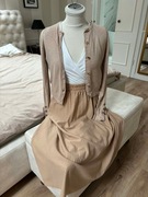 Komplet trzy sztuki sweter spódnica body Zara , roz S