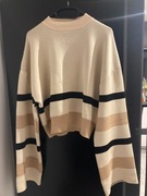 Bluzeczka  z wiskozy z szerokimi rękawami, krótka