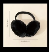 Czarne Nauszniki Teddy | Must Have na Mrozy