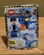 Lego Jurassic World 122112 Dr. Wu z raptorem saszetka z klockami