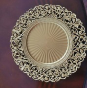 Talerz dekoracyjny 4 szt doskonały na prezent