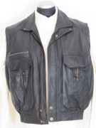 KAMIZELKA SKÓRZANA MĘSKA 