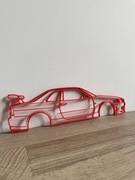 Dekoracja Ścienna Nissan Skyline R34 Sylwetka Samochód Ozdoba Na Ścianę 