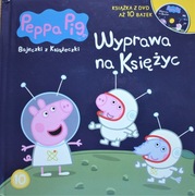 Świnka Peppa  Wyprawa na Księżyc + DVD  RZADKOŚĆ