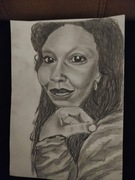 Whoopi, Uwierz w ducha - portret ołówkiem PREZENT