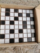 Cersanit verno White-black mosaic 25x25 mozaika czarno biała 6szt