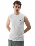 KOSZULKA MĘSKA 4F BEZ RĘKAWÓW T-SHIRT GŁADKI BAWEŁNA TANK TOP XL
