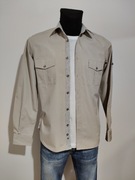 Casualowa beżowa koszula marki Zara używana rozmiar S