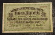 3 Ruble 1916 - Poznań - OST