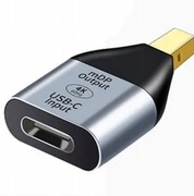 ADAPTER 4K 60HZ USB C ŻEŃSKI NA MINI DISPLAYPORT MĘSKI KONWERTER V6