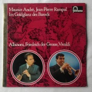 W złotym blasku baroku, trąbka flet skrzypce, winyl Holandia 