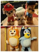 Maskotki, pluszaki - Psi patrol, Blue i Bingo - ok. 25 cm