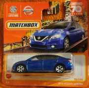 Matchbox Matchbox 2016 Nissan Sentra Nowy autko Mattel