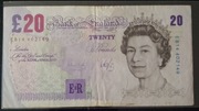 W.Brytania 20 funtów 1999r