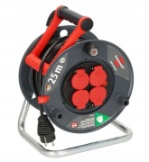 Brennenstuhl V2 IP44 25 m – profesjonalny przedłużacz bębnowy z 4 gniazdami