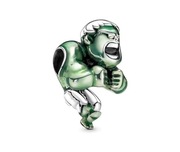Srebrny Nowy Charms do bransoletki modułowej - Hulk