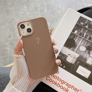 Etui Love-Heart dla iPhone 14 Pro Max – silikonowe TPU, brązowe (Coffe)