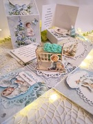 Chrzest Święty pamiątka dla chłopca. Exploding box pudełeczko. 