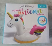 Intex Dmuchany Materac pływania jednorożec 198 cm