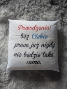 NOWA Poduszka prezent dla kolegi lub koleżanki z pracy upominek pożegnanie