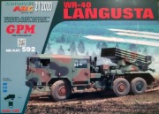 GPM 21 2020 nr.592 LANGUSTA WR-40 Jelcz model kartonowy 1:25