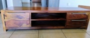 Szafka rtv - drewno sheesham 120x30x30