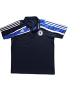 Granatowa koszulka polo Vintage adidas Chelsea London 2009