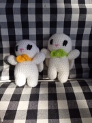 Mały królik zabawka przytulanka dla dzieci świąteczna