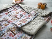 jesienno zimowy otulacz do fotelika gondoli na zamówienie 7 dni