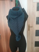 Komin szal damski z pomponem 