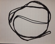 Cięciwa do łuku 130 cm pleciona mocna