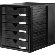 Szafka organizer z szufladami HAN 1450-13 czarny DIN A4 System BOX
