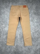 Levis 514 Jeansy Męskie W32 L30 Beżowe Slim Straight Casual